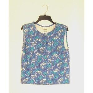 Blair Essential Tank~Womens~Blue Floral Print~Size Large‎ Top